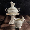 California Englished Glitterville Porcelain Dolly Poulet Cream & Sugar Gift Set