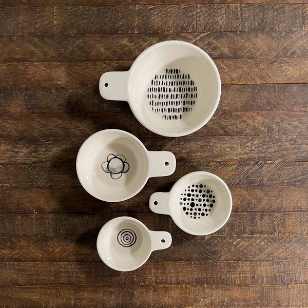 Rae Dunn White Measuring Cups | Stem Print Boutique Collection
