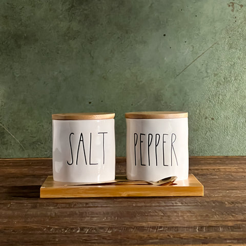Shop our Rae Dunn Salt & Pepper Cellars and Shakers