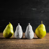 Ceramic White PEAR Salt + Pepper Shakers by Rae Dunn at California Englished