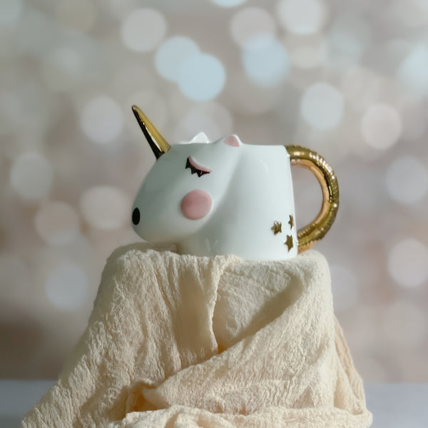 Our Glitterville Studios Unicorn Party Punch Mug Cup was first produced in partnership with Anthropologie. Perfect for your unicorn dreams party. 