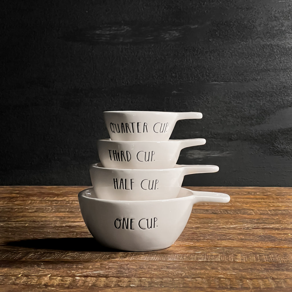 Rae Dunn Stem Print Measuring Cups – Modern Rustic Home
