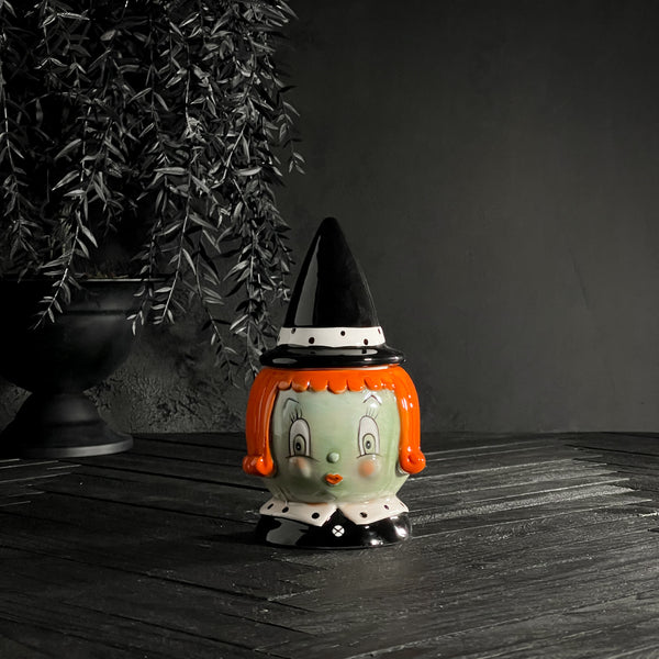 Witch Candy Jar Canister
