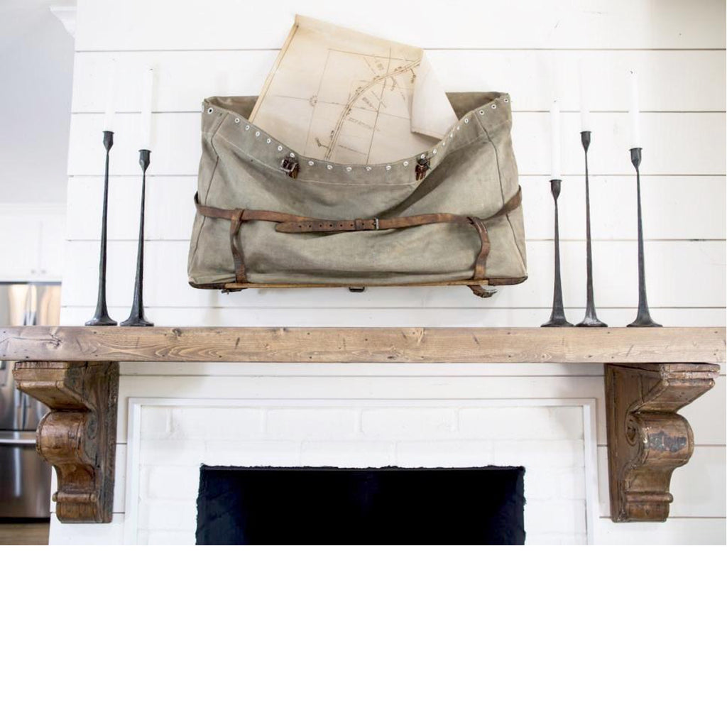 Magnolia Gatecrest Cast Iron Taper Holder Kalalou Candle Black Candle Holders Featured on Fixer Upper at California Englished Home Decor