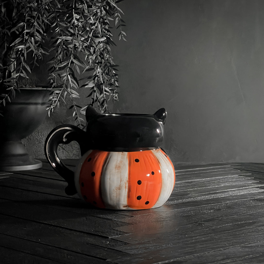 Johanna Parker Design Halloween Bat Mug Pumpkin Peep at California Englished