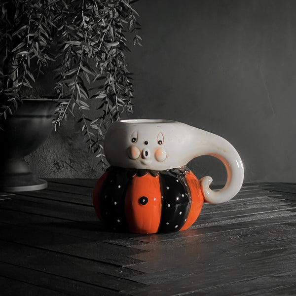 Classic Ghost Pumpkin Peep Mug