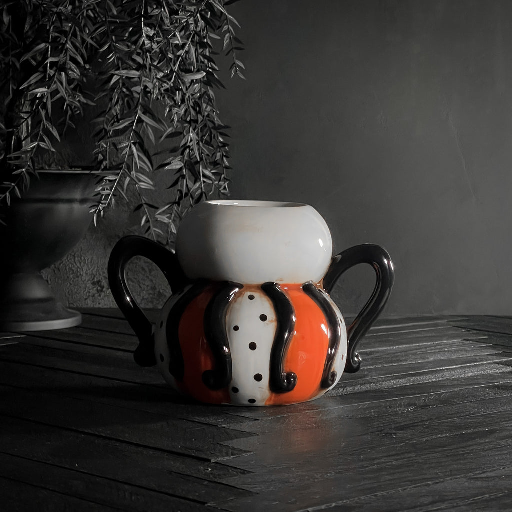 Johanna Parker Design Spider Mug Halloween Pumpkin Peep at California Englished